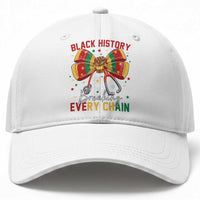 Black History Breaking Every Chain Baseball Cap Gift For Black Nurse