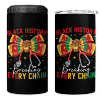 Black History Breaking Every Chain 4 in 1 Can Cooler Tumbler Gift For Black Nurse - Wonder Print Shop