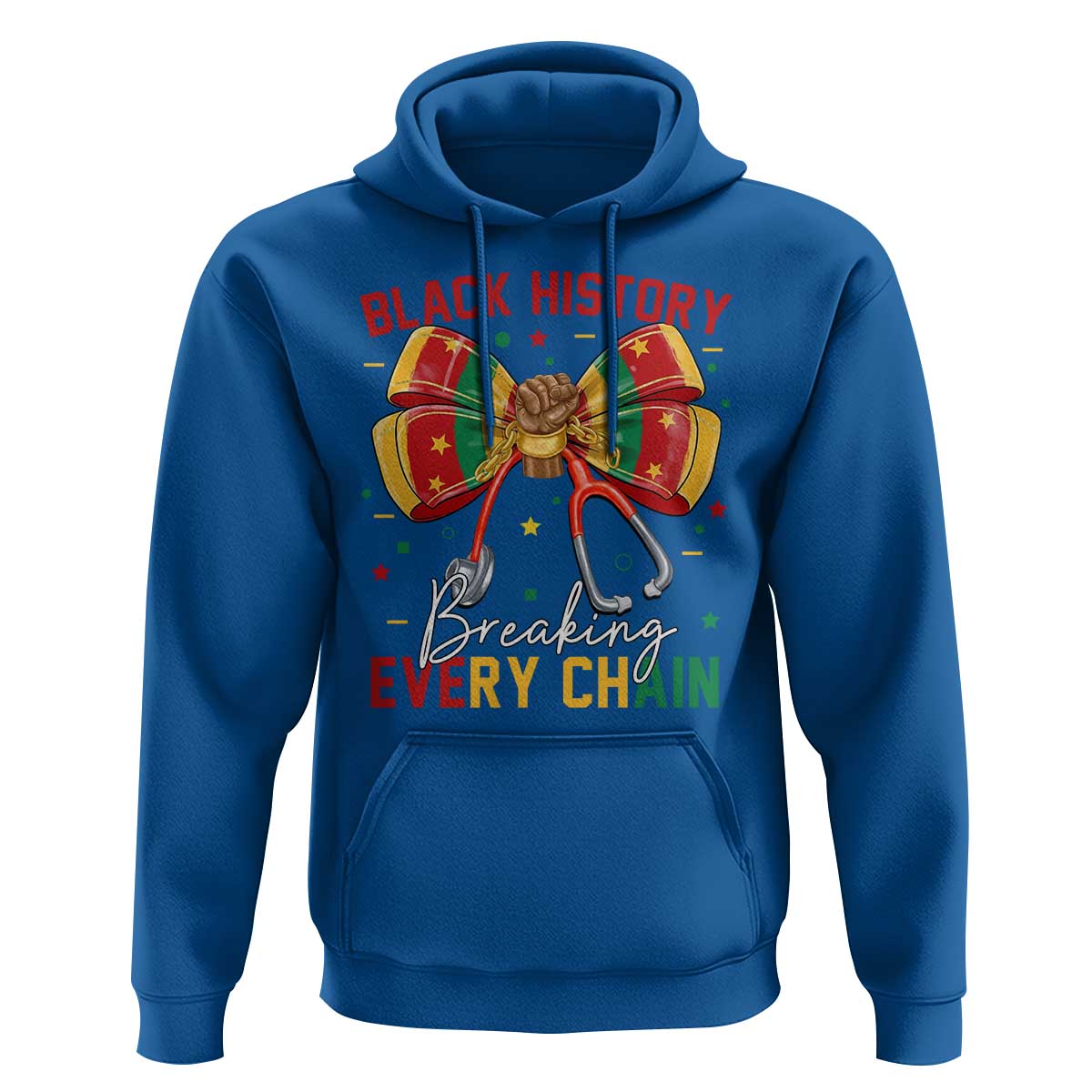 Black History Breaking Every Chain Hoodie Gift For Black Nurse - Wonder Print Shop