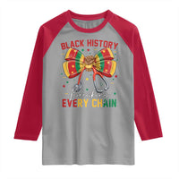 Black History Breaking Every Chain Raglan Shirt Gift For Black Nurse - Wonder Print Shop