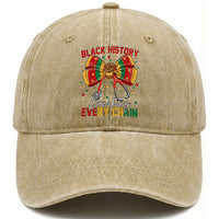 Black History Breaking Every Chain Washed Cotton Baseball Cap Gift For Black Nurse