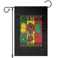 Breaking Every Chain Garden Flag Black History Medical Professional Gift - Wonder Print Shop