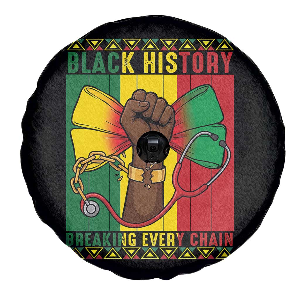 Breaking Every Chain Spare Tire Cover Black History Medical Professional Gift - Wonder Print Shop