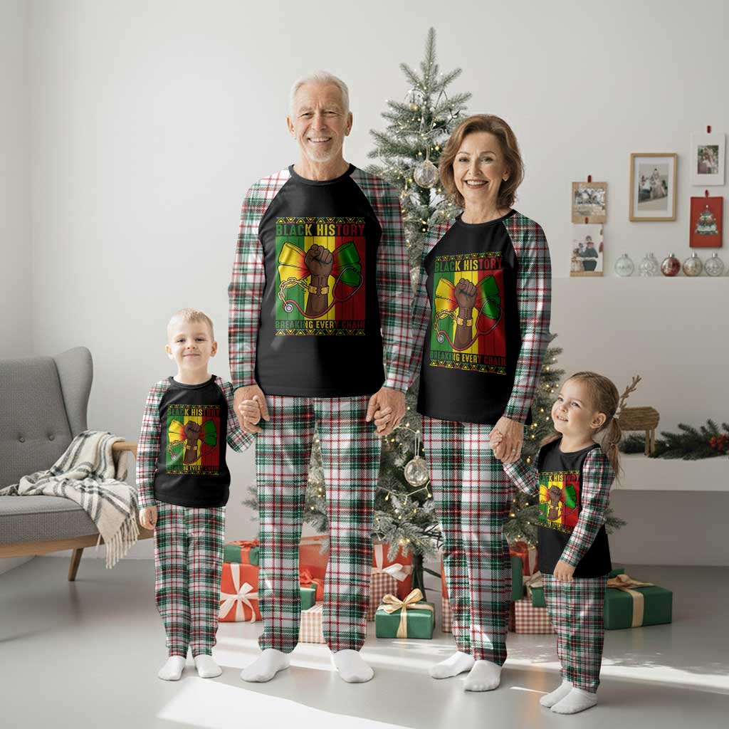 Breaking Every Chain Plaid Pajama Set Black History Medical Professional Gift - Wonder Print Shop