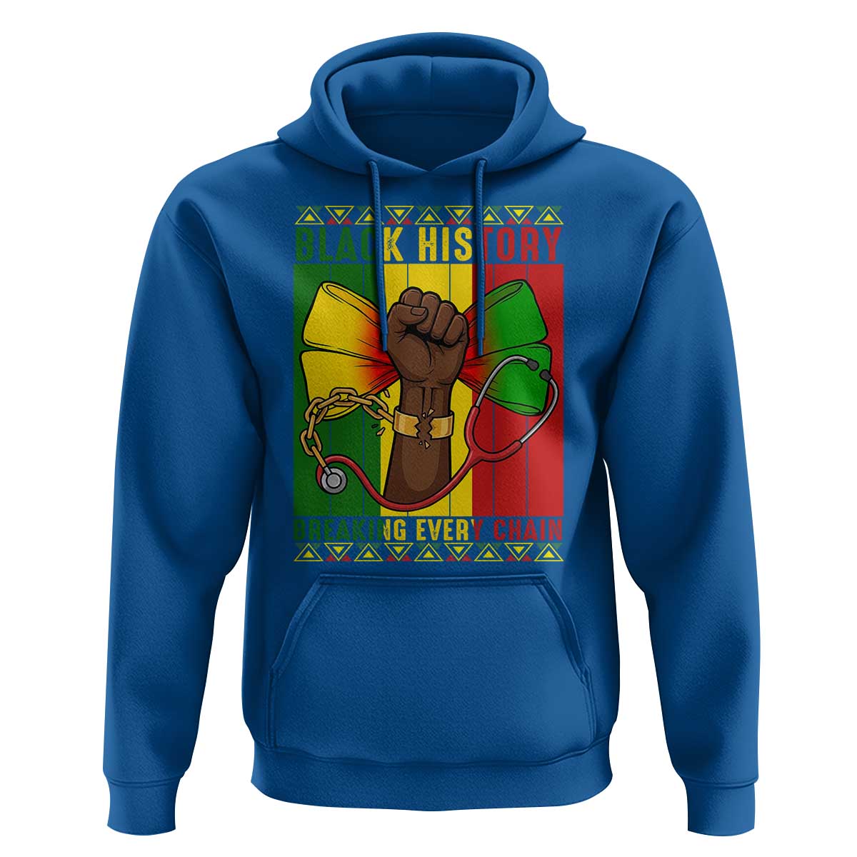 Breaking Every Chain Hoodie Black History Medical Professional Gift - Wonder Print Shop