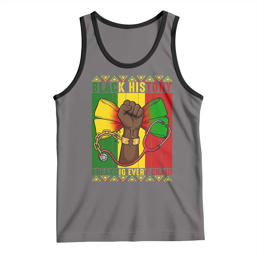 Breaking Every Chain Tank Top Black History Medical Professional Gift - Wonder Print Shop