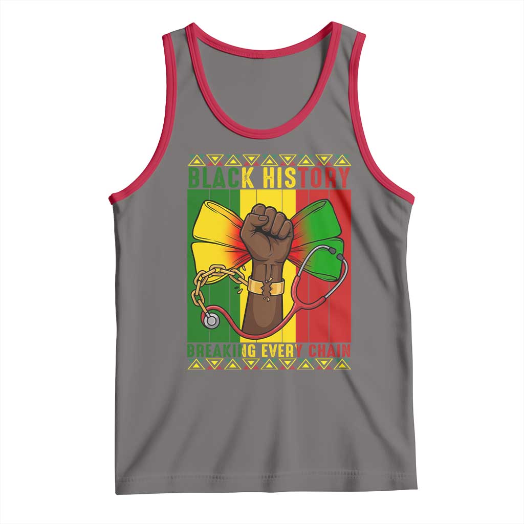 Breaking Every Chain Tank Top Black History Medical Professional Gift - Wonder Print Shop