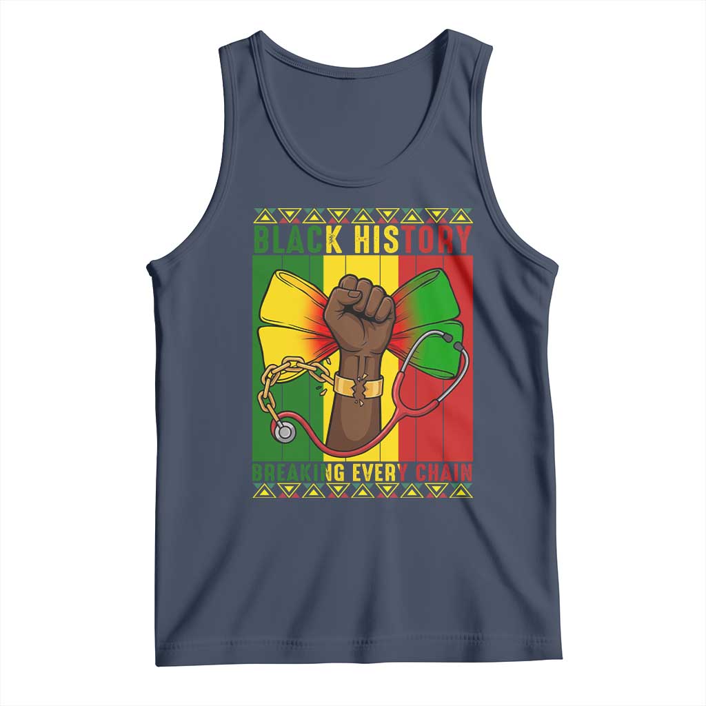 Breaking Every Chain Tank Top Black History Medical Professional Gift - Wonder Print Shop