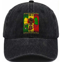 Breaking Every Chain Washed Cotton Baseball Cap Black History Medical Professional Gift