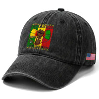 Breaking Every Chain Washed Cotton Baseball Cap Black History Medical Professional Gift