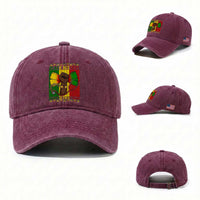 Breaking Every Chain Washed Cotton Baseball Cap Black History Medical Professional Gift