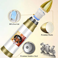 Strong Black Nurse Bullet Tumbler Black History Medical Professional Gift - Wonder Print Shop