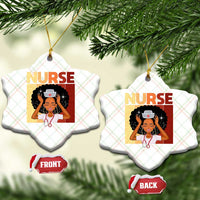 Strong Black Nurse Ceramic Ornament Black History Medical Professional Gift - Wonder Print Shop