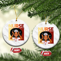 Strong Black Nurse Ceramic Ornament Black History Medical Professional Gift - Wonder Print Shop