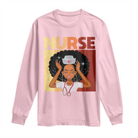 Strong Black Nurse Long Sleeve Shirt Black History Medical Professional Gift - Wonder Print Shop