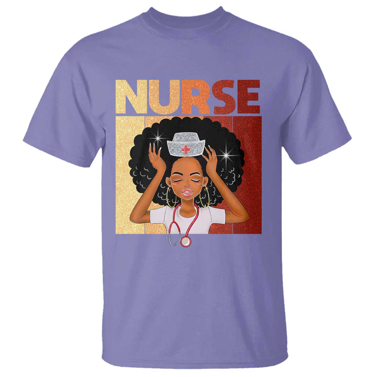 Strong Black Nurse T Shirt Black History Medical Professional Gift - Wonder Print Shop