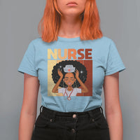 Strong Black Nurse T Shirt For Women Black History Medical Professional Gift - Wonder Print Shop