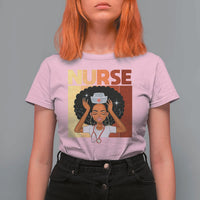 Strong Black Nurse T Shirt For Women Black History Medical Professional Gift - Wonder Print Shop