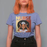 Strong Black Nurse T Shirt For Women Black History Medical Professional Gift - Wonder Print Shop