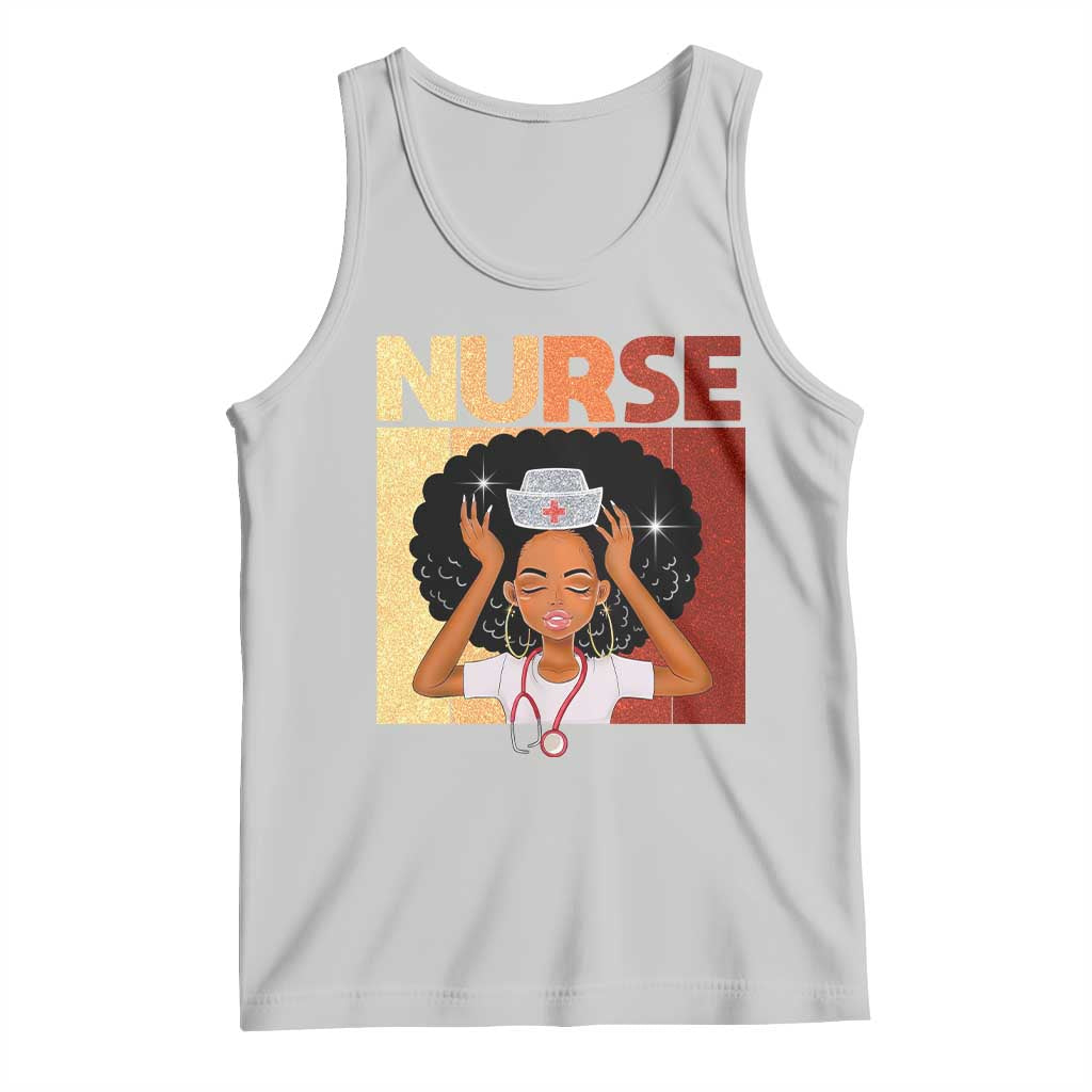 Strong Black Nurse Tank Top Black History Medical Professional Gift - Wonder Print Shop
