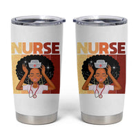 Strong Black Nurse Tumbler Cup Black History Medical Professional Gift - Wonder Print Shop