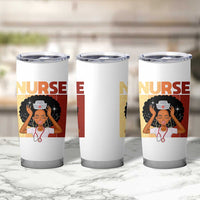 Strong Black Nurse Tumbler Cup Black History Medical Professional Gift - Wonder Print Shop