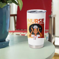 Strong Black Nurse Tumbler Cup Black History Medical Professional Gift - Wonder Print Shop
