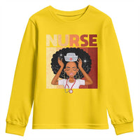 Strong Black Nurse Youth Sweatshirt Black History Medical Professional Gift - Wonder Print Shop