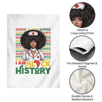I Am Black History Garden Flag Black History Month Nurse Gift - Wonder Print Shop