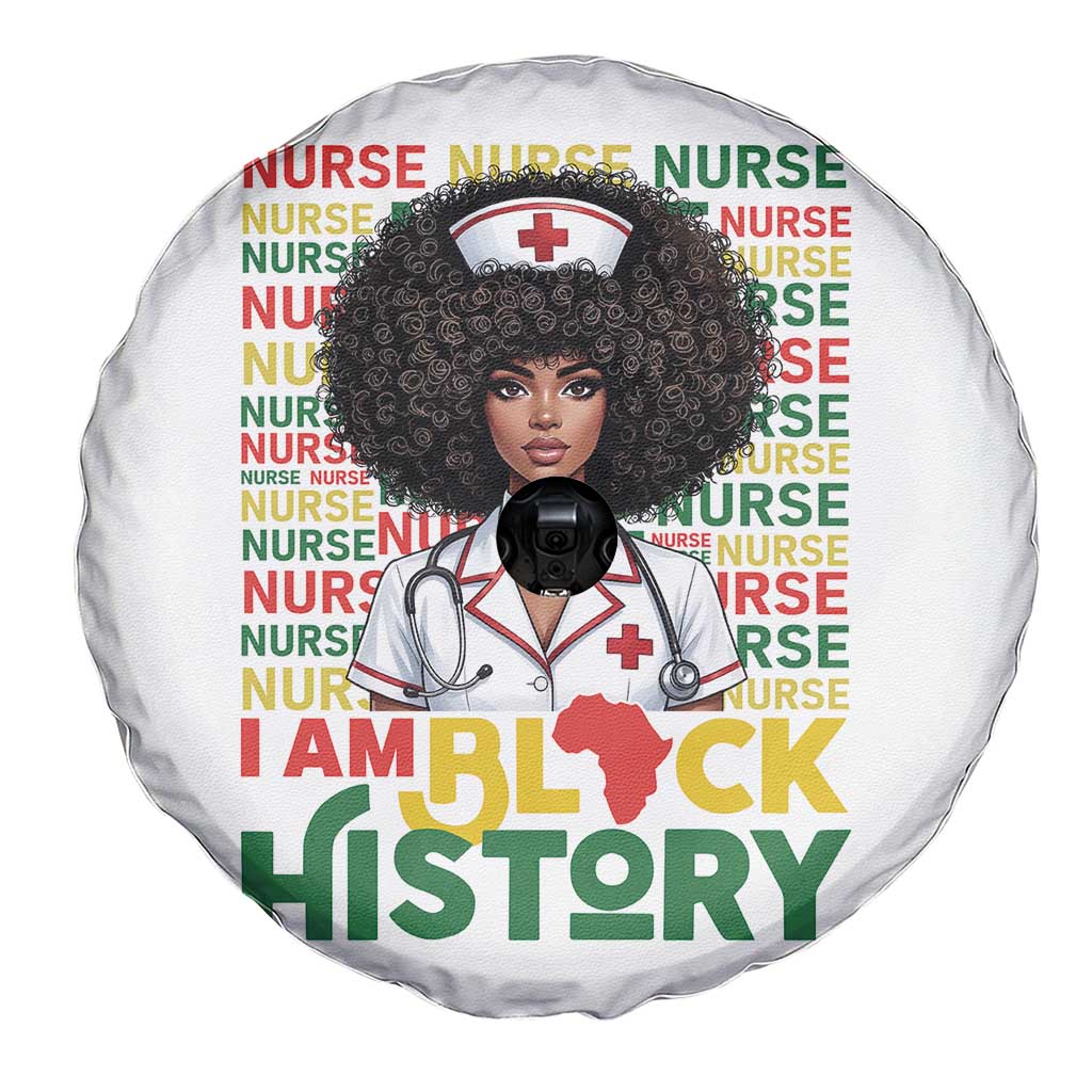 I Am Black History Spare Tire Cover Black History Month Nurse Gift - Wonder Print Shop