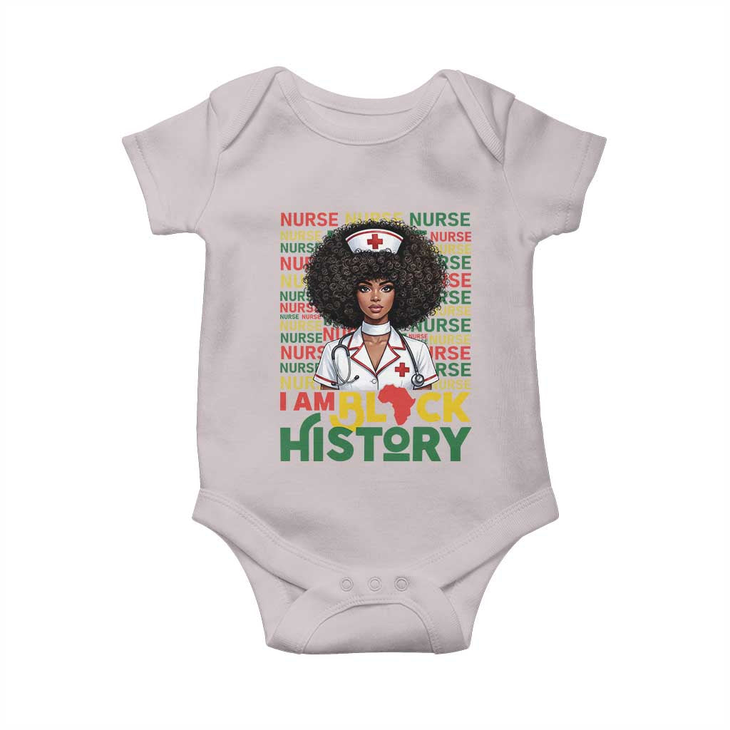 I Am Black History Baby Onesie Black History Month Nurse Gift - Wonder Print Shop