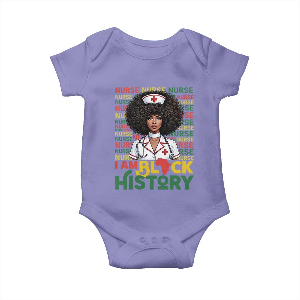 I Am Black History Baby Onesie Black History Month Nurse Gift - Wonder Print Shop