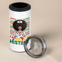 I Am Black History 4 in 1 Can Cooler Tumbler Black History Month Nurse Gift - Wonder Print Shop