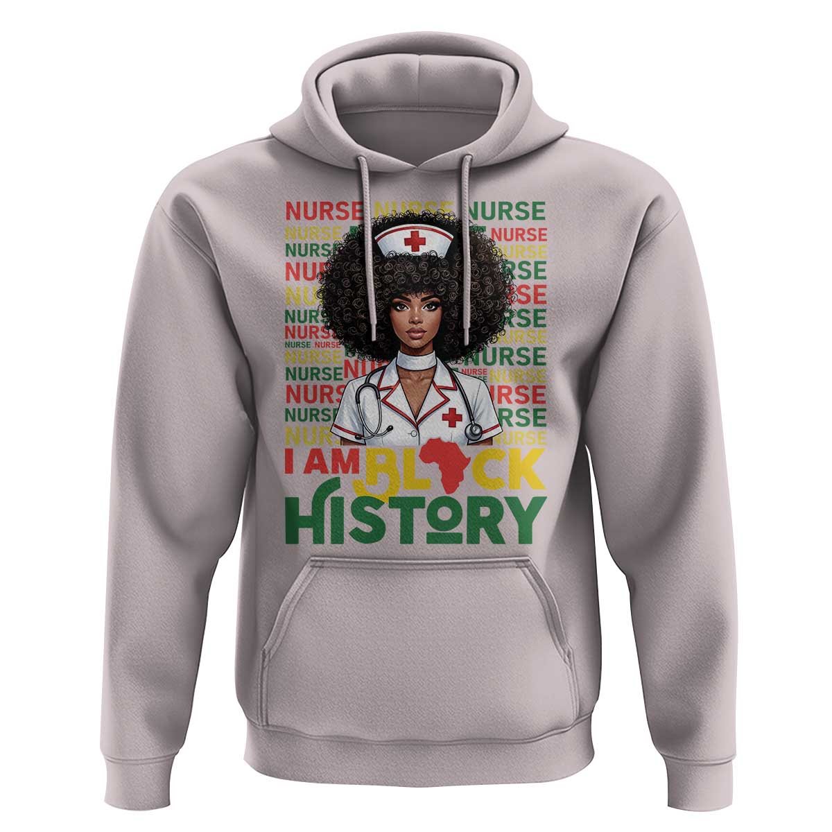 I Am Black History Hoodie Black History Month Nurse Gift - Wonder Print Shop