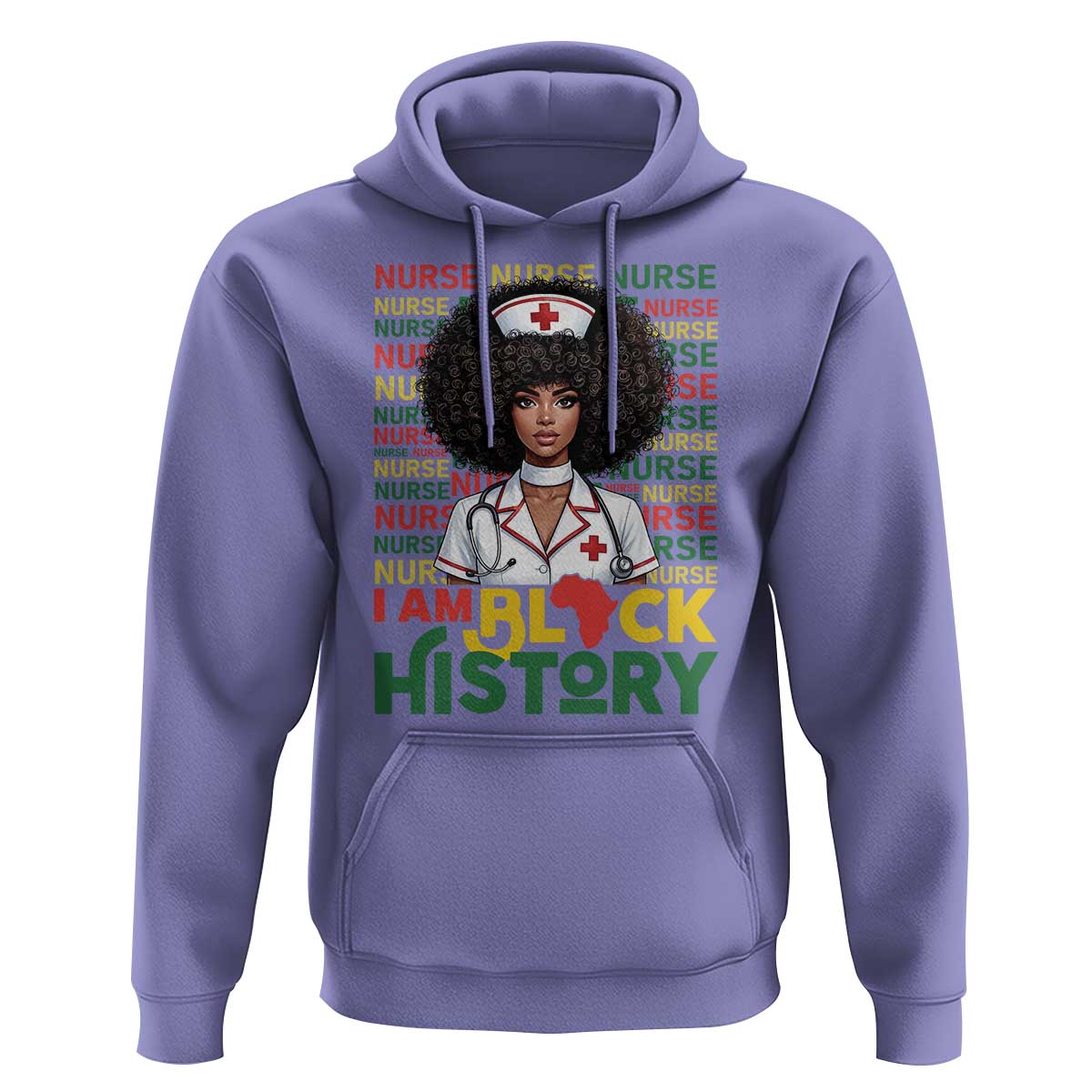 I Am Black History Hoodie Black History Month Nurse Gift - Wonder Print Shop