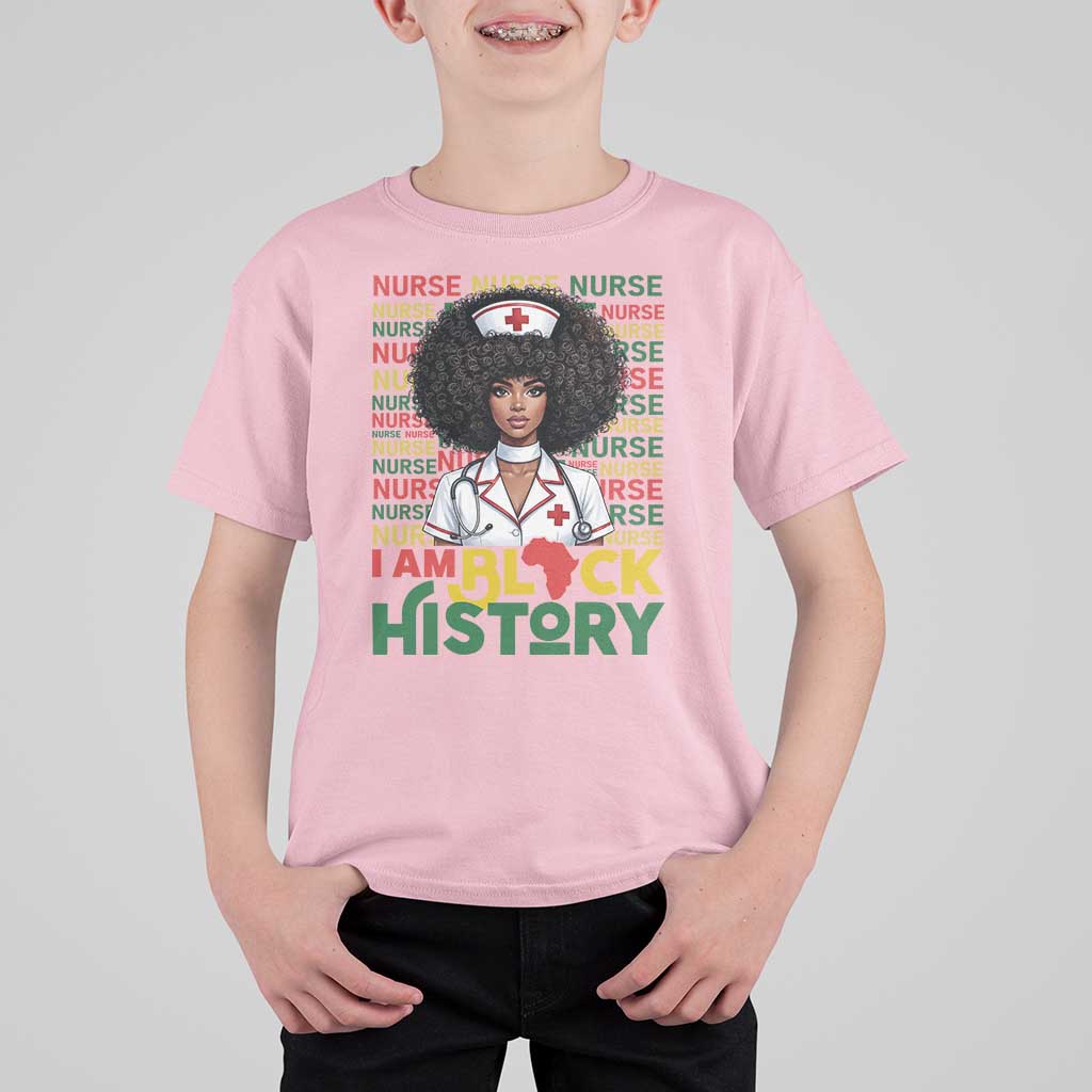 I Am Black History T Shirt For Kid Black History Month Nurse Gift - Wonder Print Shop