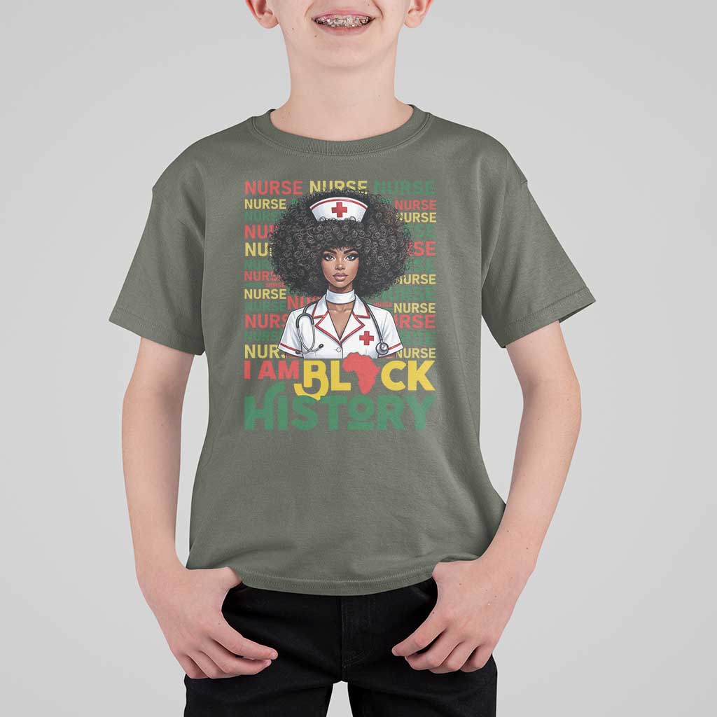 I Am Black History T Shirt For Kid Black History Month Nurse Gift - Wonder Print Shop