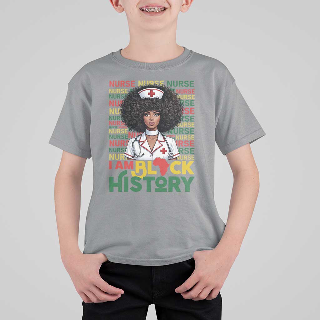 I Am Black History T Shirt For Kid Black History Month Nurse Gift - Wonder Print Shop