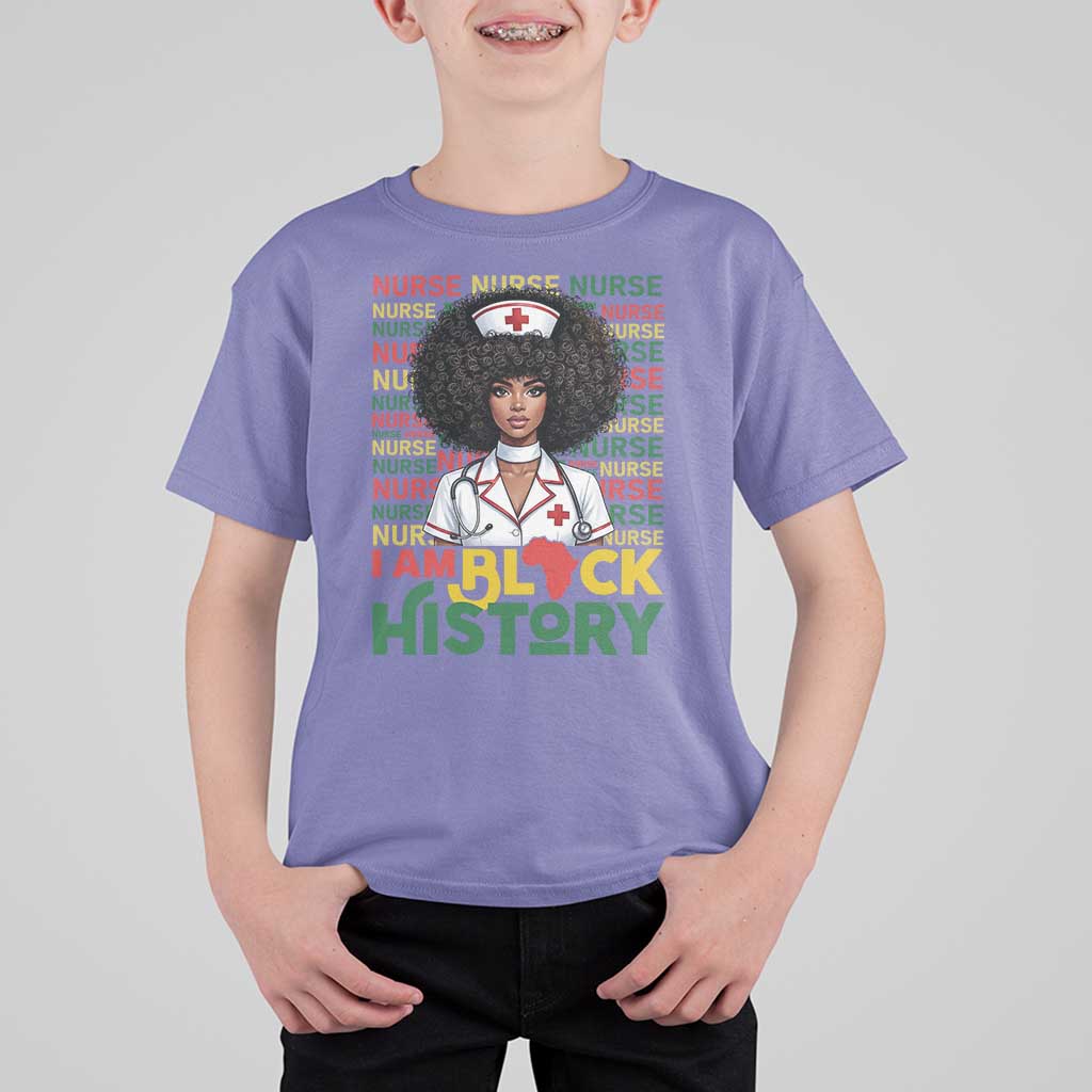 I Am Black History T Shirt For Kid Black History Month Nurse Gift - Wonder Print Shop