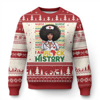 I Am Black History Ugly Christmas Sweater Black History Month Nurse Gift - Wonder Print Shop