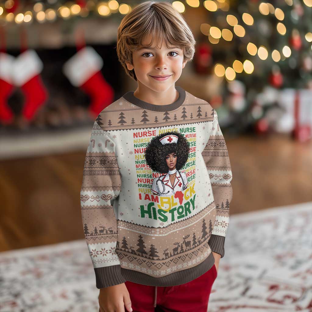 I Am Black History Ugly Christmas Sweater Black History Month Nurse Gift - Wonder Print Shop