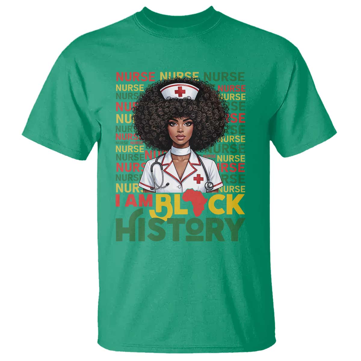 I Am Black History T Shirt Black History Month Nurse Gift - Wonder Print Shop
