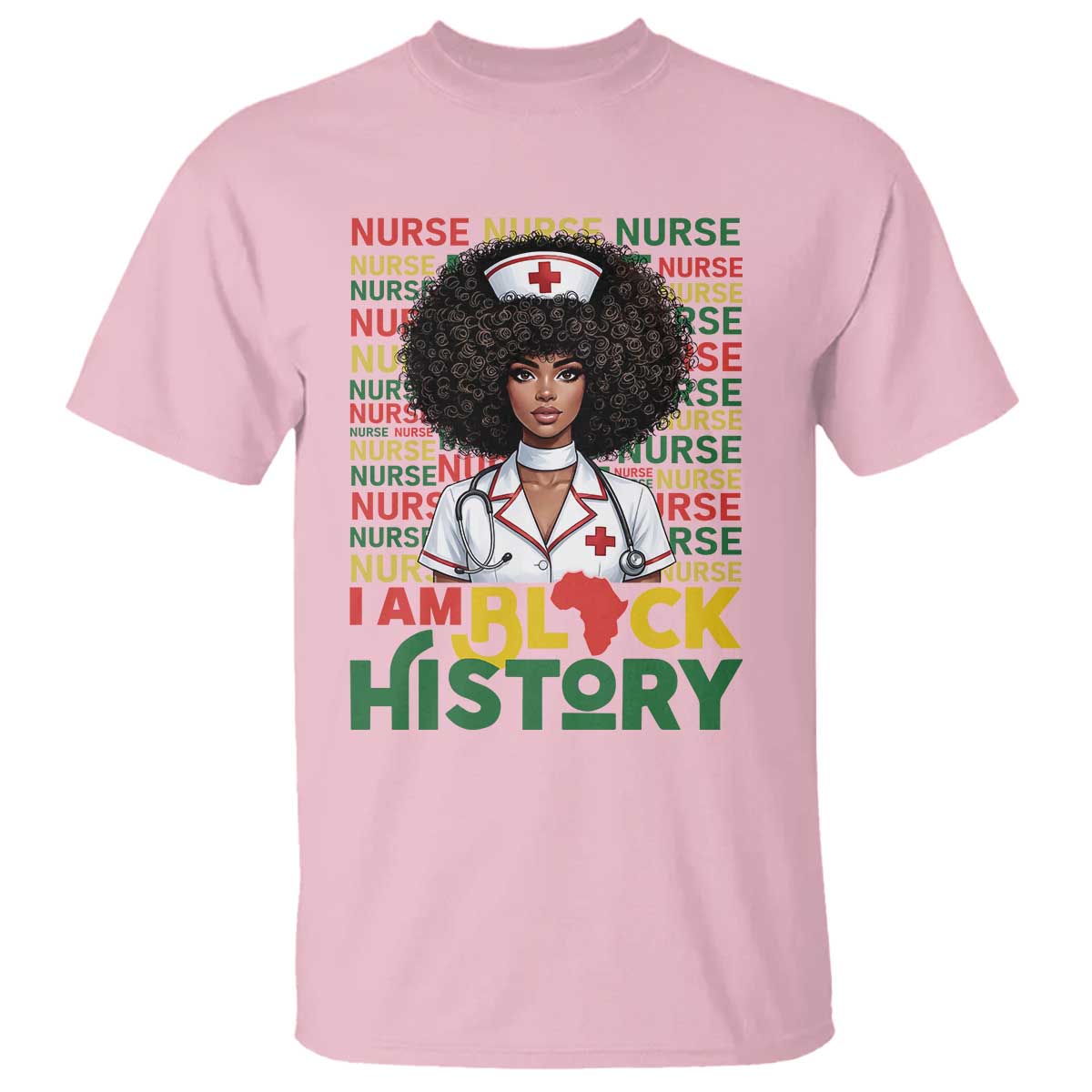 I Am Black History T Shirt Black History Month Nurse Gift - Wonder Print Shop