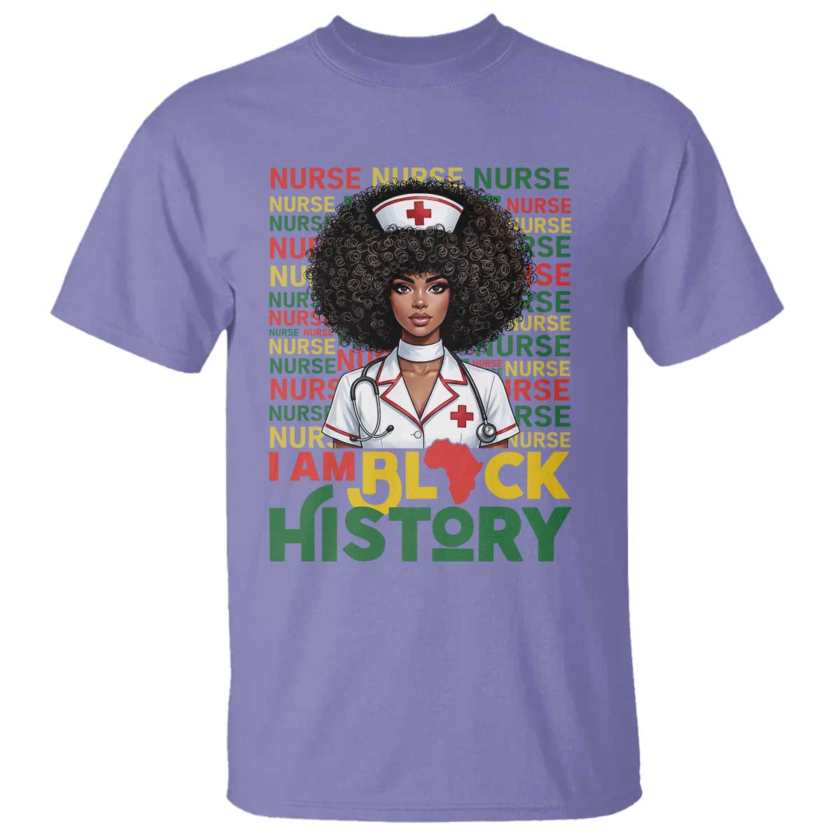 I Am Black History T Shirt Black History Month Nurse Gift - Wonder Print Shop