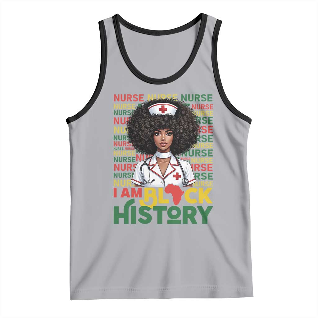 I Am Black History Tank Top Black History Month Nurse Gift - Wonder Print Shop