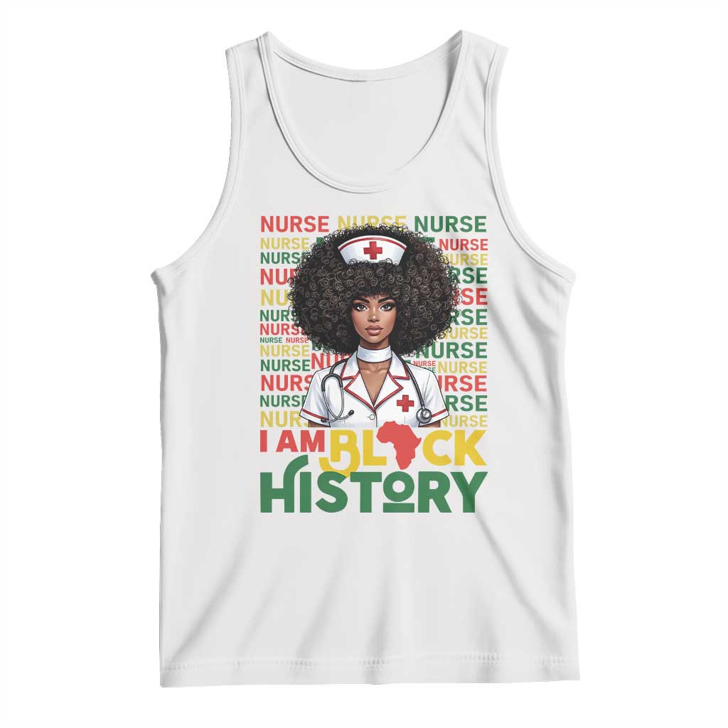 I Am Black History Tank Top Black History Month Nurse Gift - Wonder Print Shop
