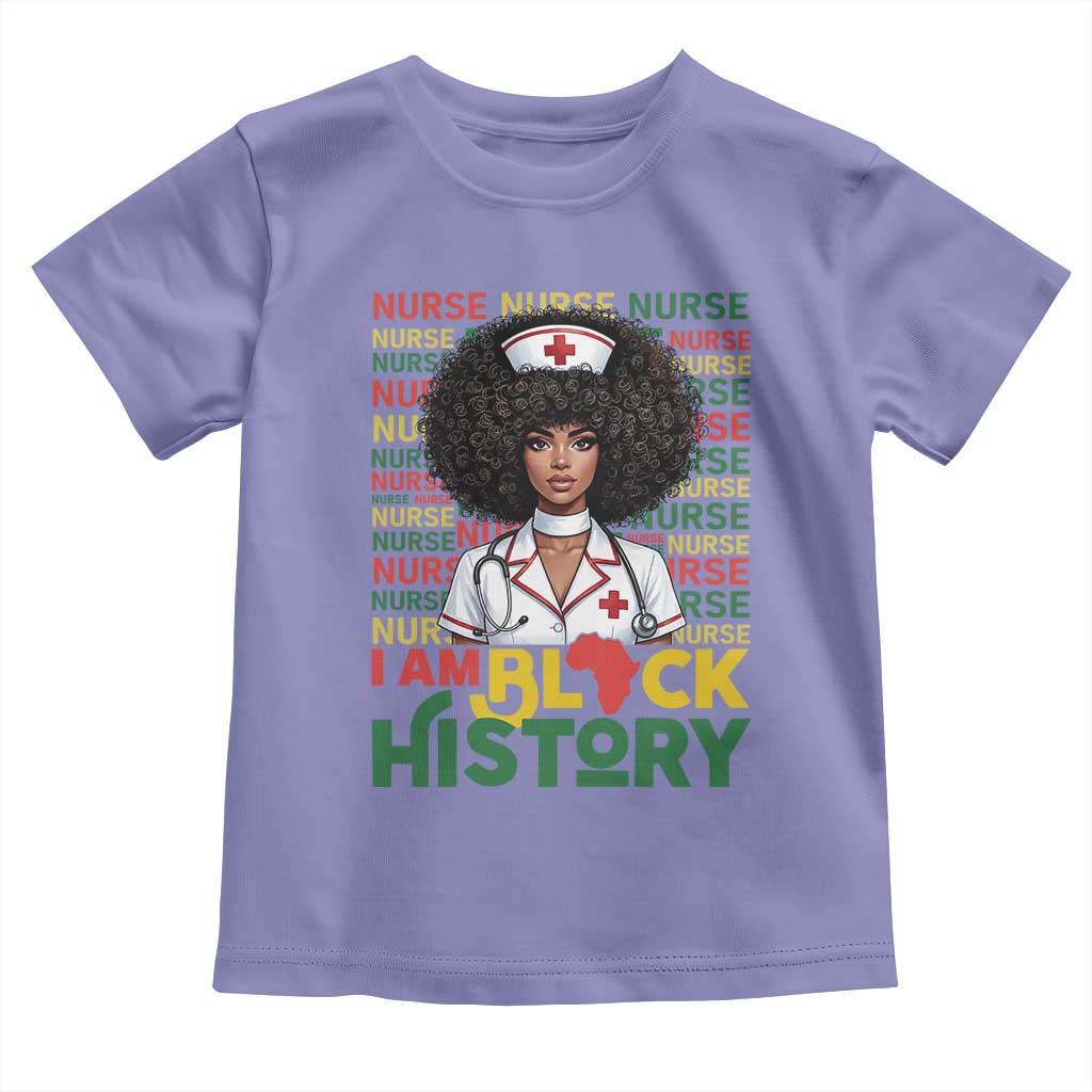 I Am Black History Toddler T Shirt Black History Month Nurse Gift - Wonder Print Shop