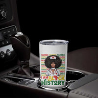 I Am Black History Tumbler Cup Black History Month Nurse Gift - Wonder Print Shop
