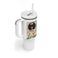 I Am Black History Tumbler With Handle Black History Month Nurse Gift - Wonder Print Shop