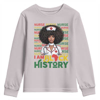 I Am Black History Youth Sweatshirt Black History Month Nurse Gift - Wonder Print Shop